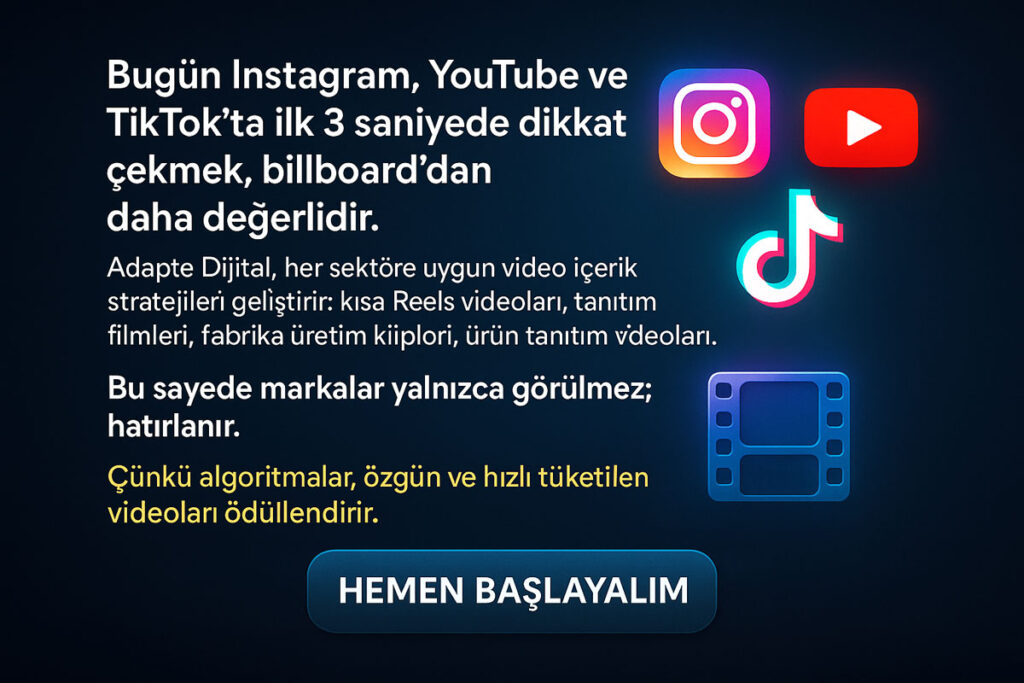 Beylikdüzü Dijital Ajansı ile video üretimi