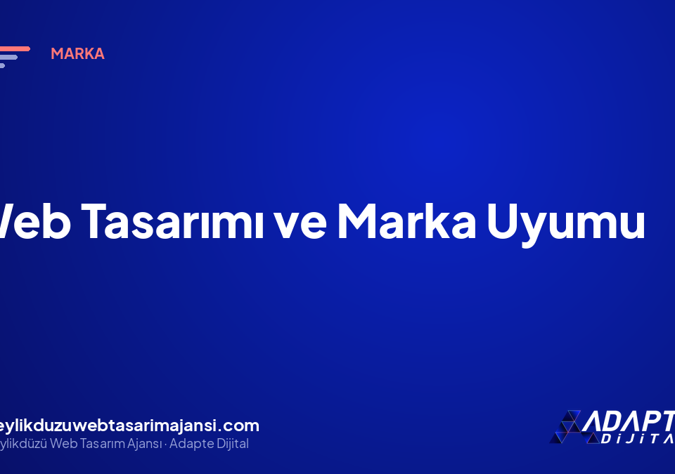 Web Tasarımı ve Marka Uyumu