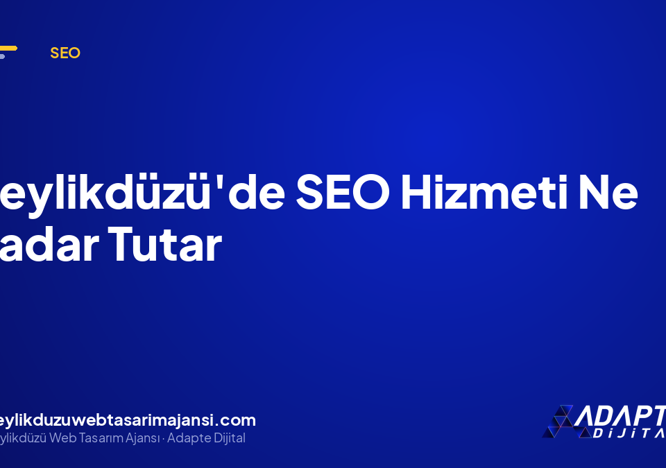 Beylikdüzü’de SEO Hizmeti Ne Kadar Tutar