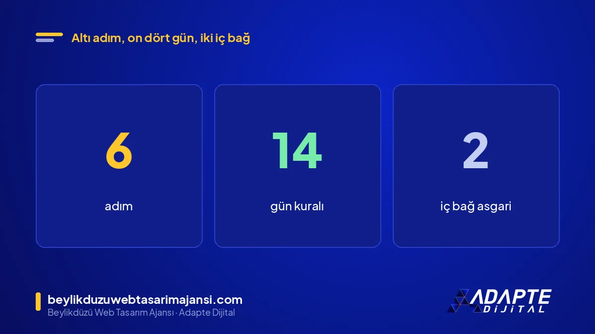 Keşfedildi dizine eklenmedi hatası çözümü: 6 adım, 14 gün kuralı, en az 2 iç bağ
