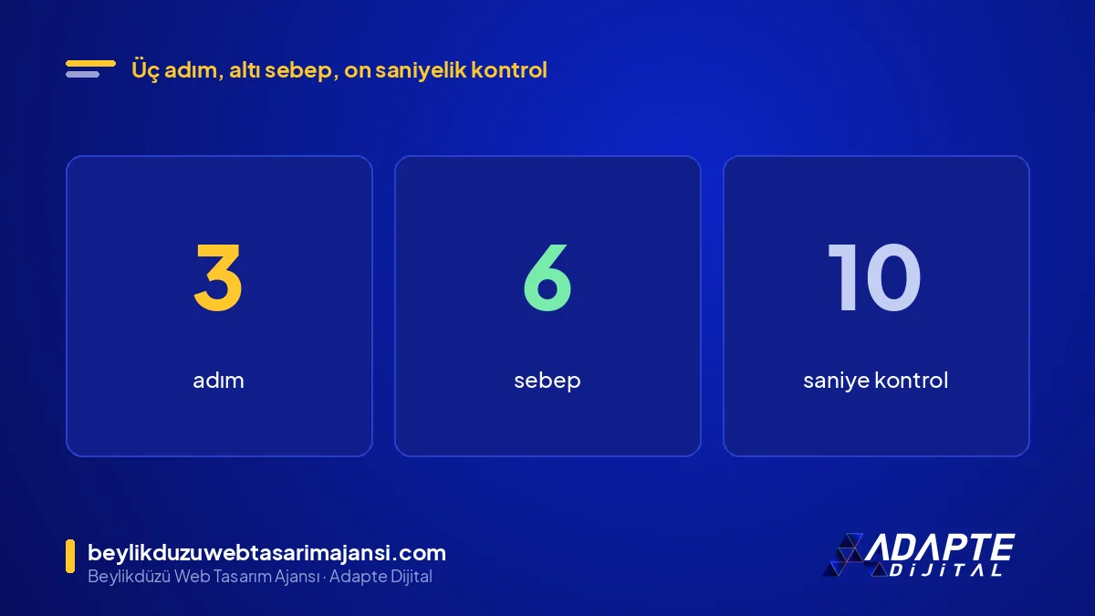Sitem Google'da çıkmıyor: tarama, indeksleme, sıralama üç adım ve görünmezliğin 6 sebebi